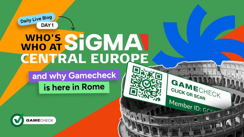 Quem é quem na SiGMA Central Europe - e por que a Gamecheck está aqui em Roma
